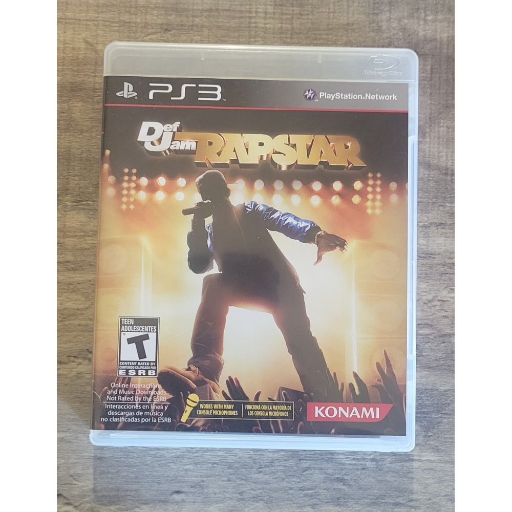 Def Jam Rapstar PS3 Sony PlayStation 3 2010 CIB Complete‎ Near Mint Disc